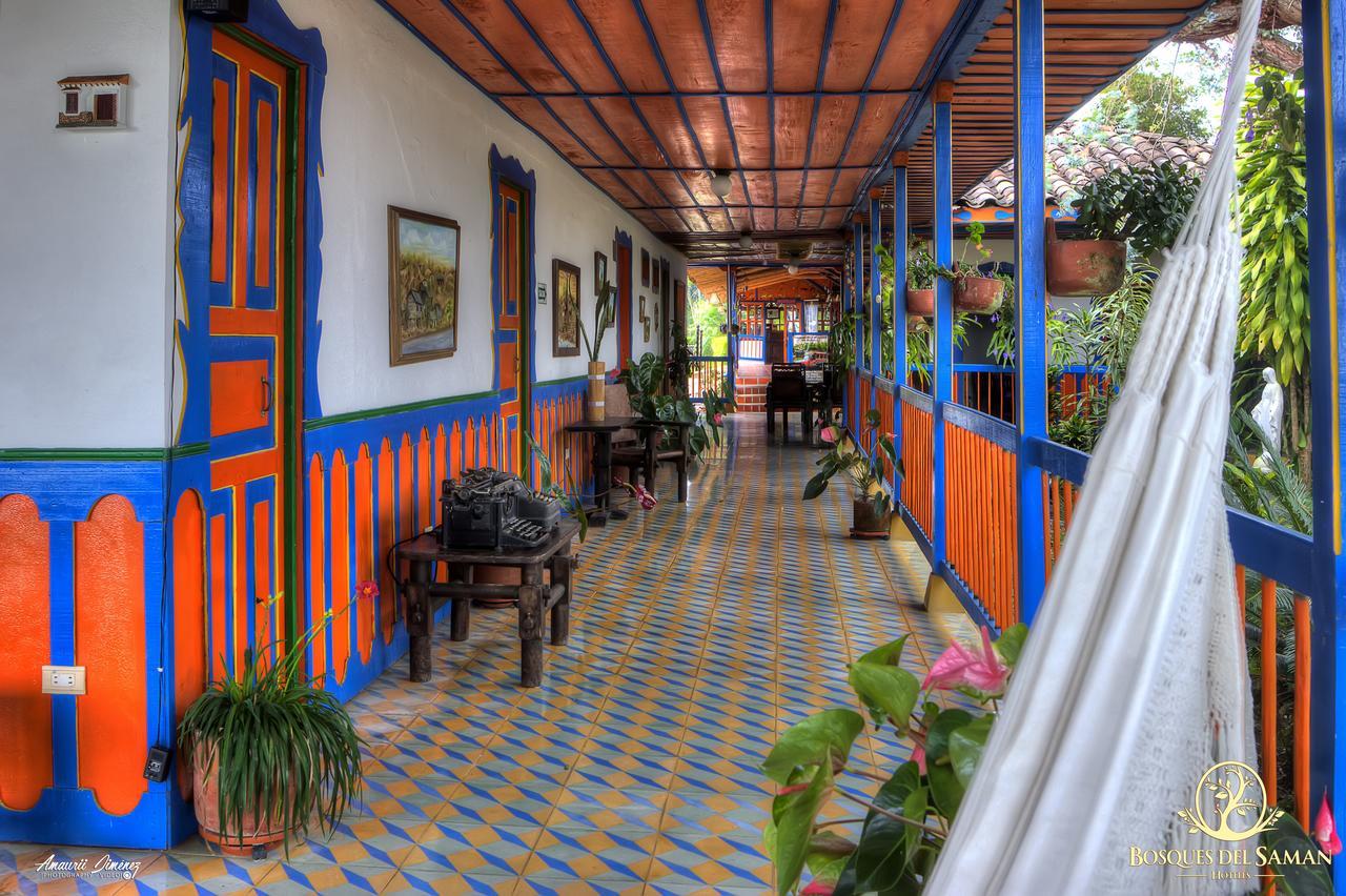 Hotel Bosques Del Saman Alcala Quimbaya Exteriör bild