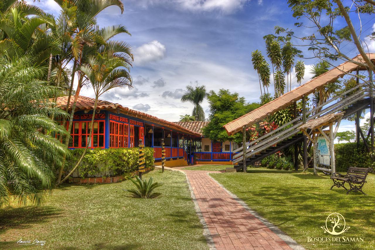 Hotel Bosques Del Saman Alcala Quimbaya Exteriör bild