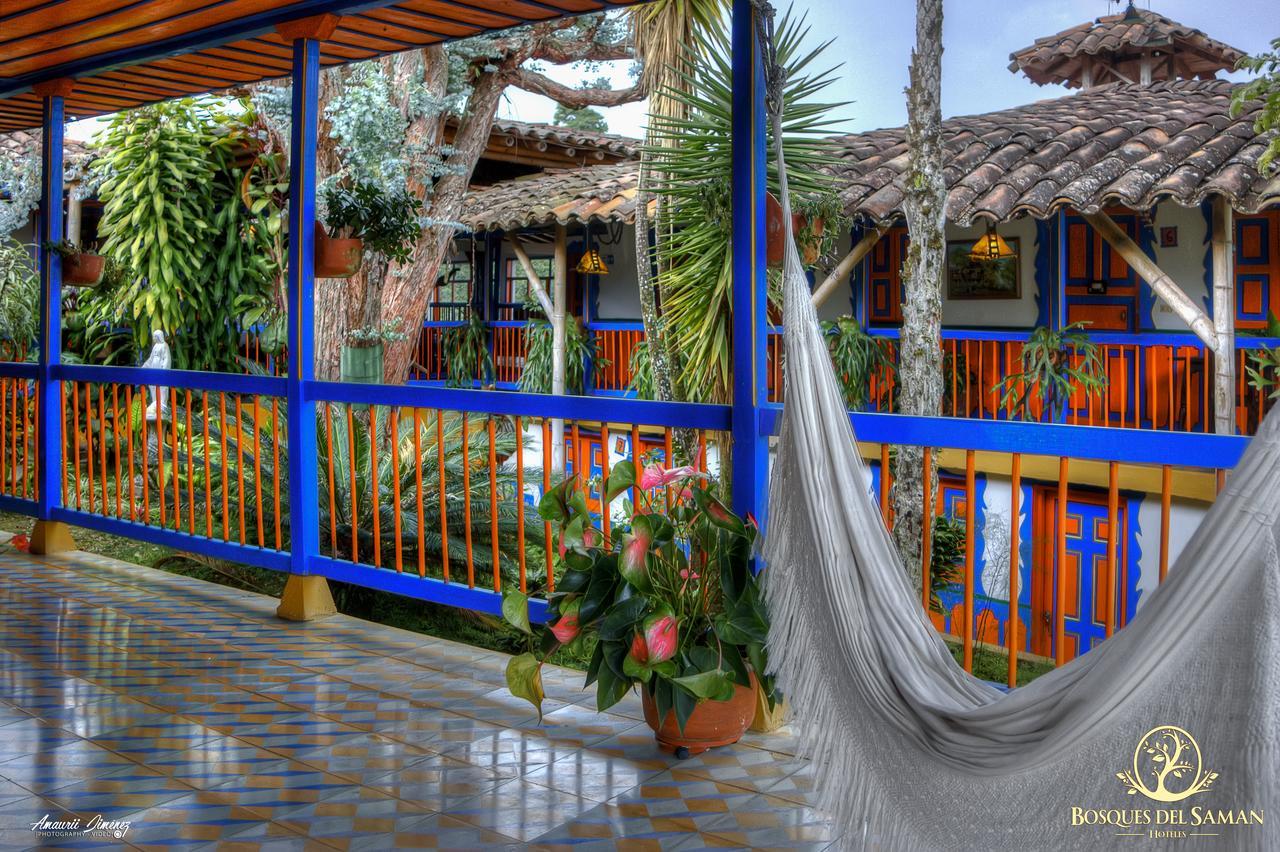 Hotel Bosques Del Saman Alcala Quimbaya Exteriör bild
